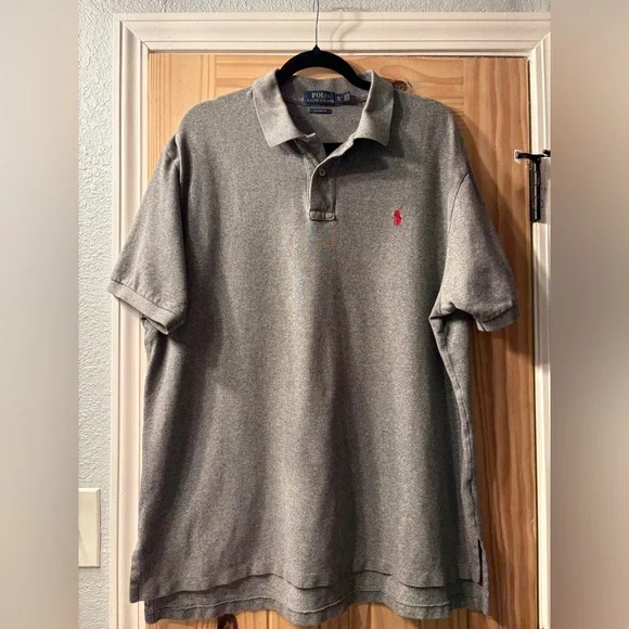 Polo Ralph Lauren Gray Polo Shirt Men’s XL - Picture 1 of 4